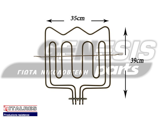 ΑΝΤΙΣΤΑΣΗ ΚΟΥΖΙΝΑΣ ΑΝΩ CONTI 1000+2000W image