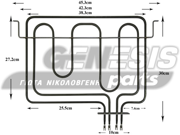 ΑΝΤΙΣΤΑΣΗ ΚΟΥΖΙΝΑΣ ΑΝΩ NARDI 1800W 800W 040199009962R image