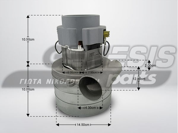 ΜΟΤΕΡ ΣΚΟΥΠΑΣ ΕΠΑΓΓΕΛΜΑΤΙΚΟ ΜΕ ΦΥΣΟΥΝΑ 1200W ΤΡΙΒΑΘΜΙΟ image