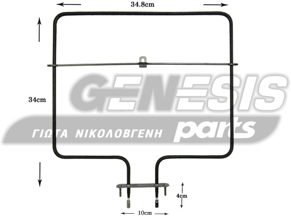 ΑΝΤΙΣΤΑΣΗ ΚΟΥΖΙΝΑΣ ΑΝΩ AEG ZANUSSI 3570633010 850W 235V image