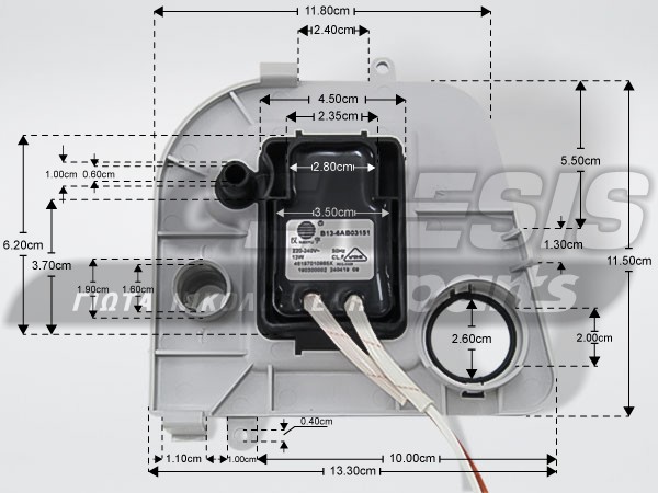 ΑΝΤΛΙΑ ΣΤΕΓΝΩΤΗΡΙΟΥ WHIRLPOOL 13W 220V 481070109852 image