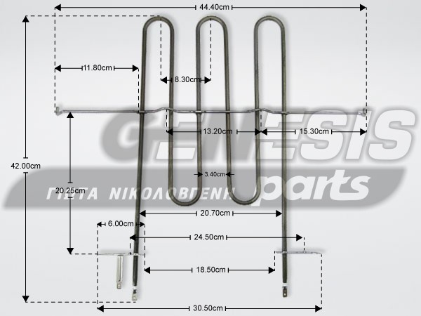 ΑΝΤΙΣΤΑΣΗ ΚΟΥΖΙΝΑΣ ΑΝΩ ARISTON 2250W C00082732 image