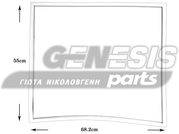 ΛΑΣΤΙΧΟ ΚΑΤΑΨΥΞΗΣ ARISTON  550X682MM  115566 image