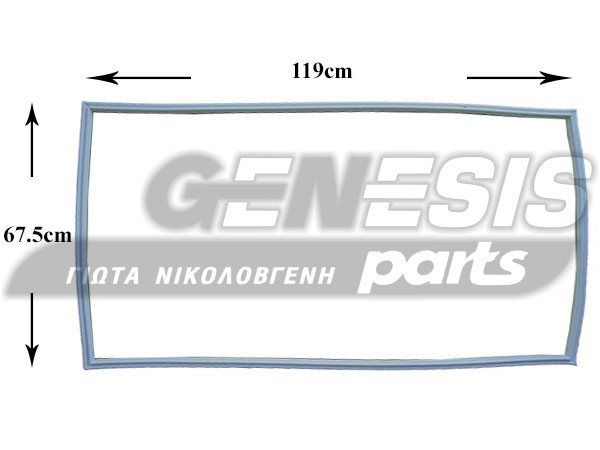 ΛΑΣΤΙΧΟ ΠΟΡΤΑΣ ΣΥΝΤΗΡΗΣΗΣ ΨΥΓΕΙΟΥ SIEMENS BOSCH 230699 image