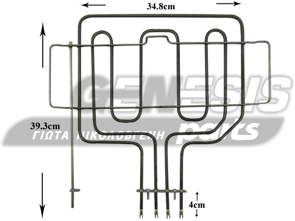 ΑΝΤΙΣΤΑΣΗ ΚΟΥΖΙΝΑΣ ΑΝΩ PITSOS PYROLISE 2800W image