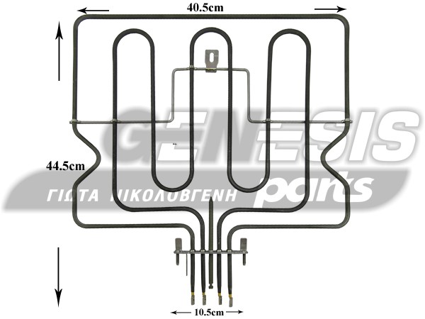 ΑΝΤΙΣΤΑΣΗ ΚΟΥΖΙΝΑΣ ΑΝΩ MIELE 2900W+1300W-400V 5809931 image