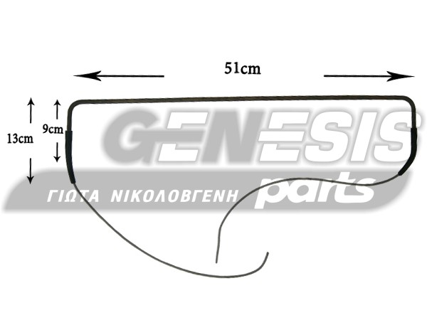 ΑΝΤΙΣΤΑΣΗ ΨΥΓΕΙΟΥ ΣΩΛΗΝΩΤΗ  51Χ9CM  220V image