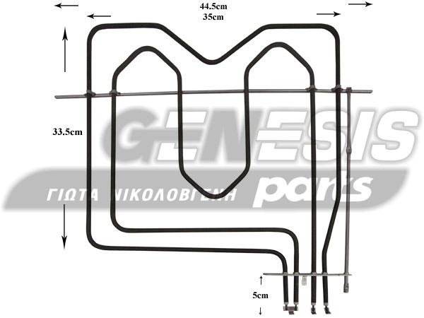 ΑΝΤΙΣΤΑΣΗ ΚΟΥΖΙΝΑΣ AΝΩ FAGOR 1400W+700W 74X2310 image