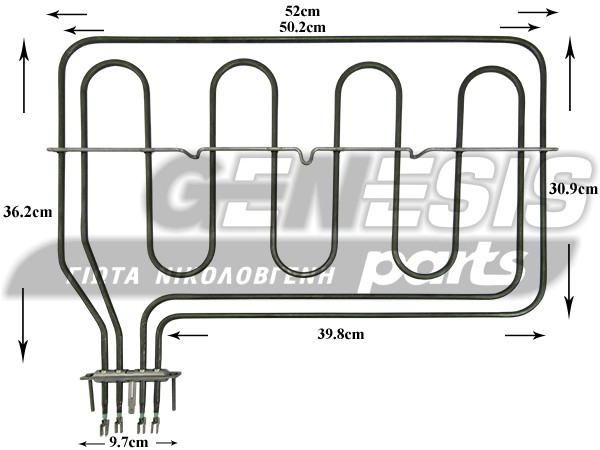 ΑΝΤΙΣΤΑΣΗ ΚΟΥΖΙΝΑΣ ΑΝΩ NARDI 2400W 1100W 040148009905R image