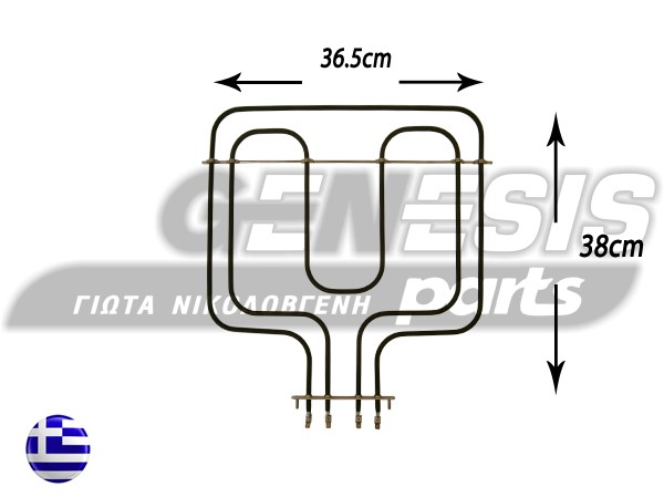 ΑΝΤΙΣΤΑΣΗ ΚΟΥΖΙΝΑΣ ΑΝΩ TEBA 2800W image