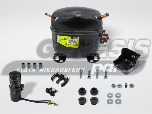 ΜΟΤΕΡ ΨΥΓΕΙΟY SECOP R134 1/2HP SC18G HLBP 17,69cc image