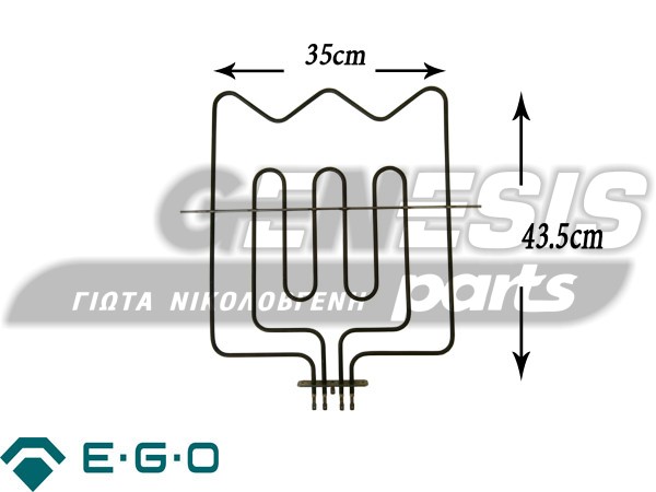 ΑΝΤΙΣΤΑΣΗ ΚΟΥΖΙΝΑΣ ΑΝΩ IZOLA ESKIMO EGO 1000+2000W image