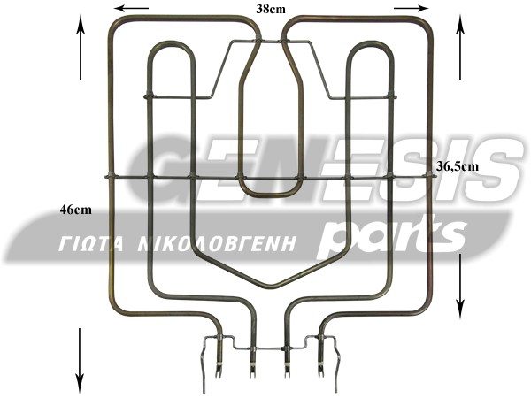 ΑΝΤΙΣΤΑΣΗ ΚΟΥΖΙΝΑΣ ΚΑΤΩ SIEMENS 1100W 230V 471372 image