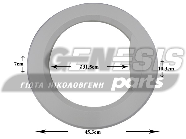 ΕΞΩΤΕΡΙΚΟ ΠΛΑΙΣΙΟ ΠΟΡΤΑΣ ΠΛΥΝΤΗΡΙΟΥ GORENJE 154520 image