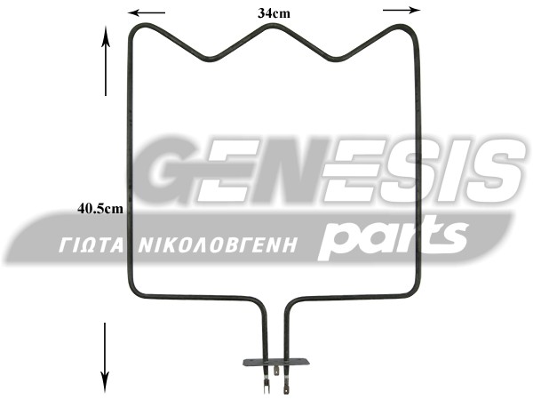 ΑΝΤΙΣΤΑΣΗ ΚΟΥΖΙΝΑΣ CONTI KΑΤΩ 1400W/230V image