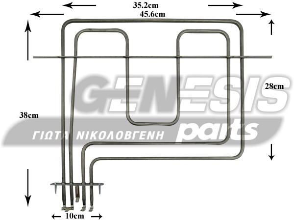 ΑΝΤΙΣΤΑΣΗ ΑΝΩ ΓΚΡΙΛ TEKA 1500-1100W 83140303 image