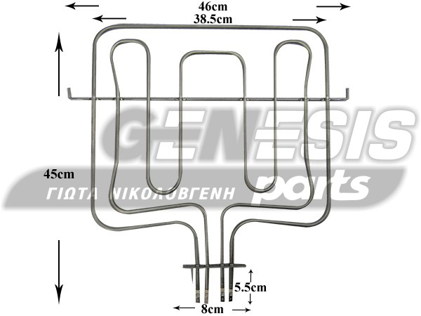 ΑΝΤΙΣΤΑΣΗ ΚΟΥΖΙΝΑΣ ΑΝΩ SMEG 1700+1000W 806890661 image